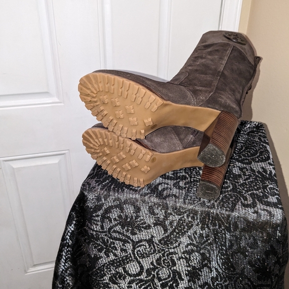 Tory Burch Suede Knee High Boots Size 9.5 - Picture 2 of 5